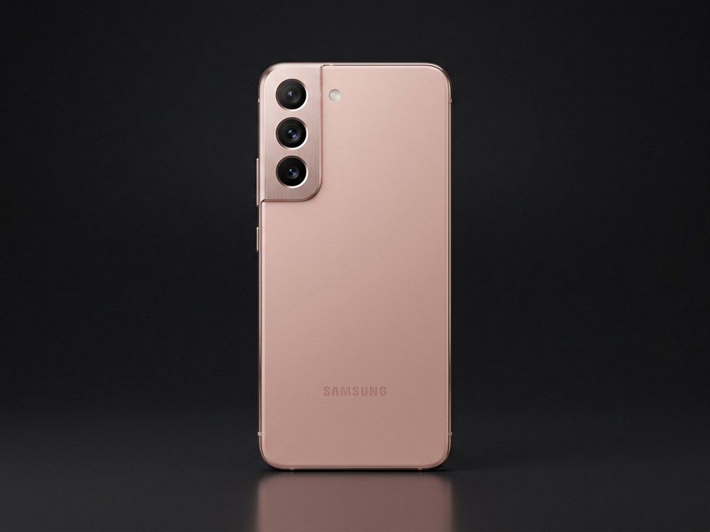 Galaxy S22 in Pink Gold