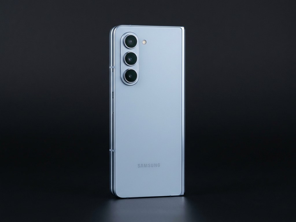 Galaxy Z Fold5 in Icy Blue