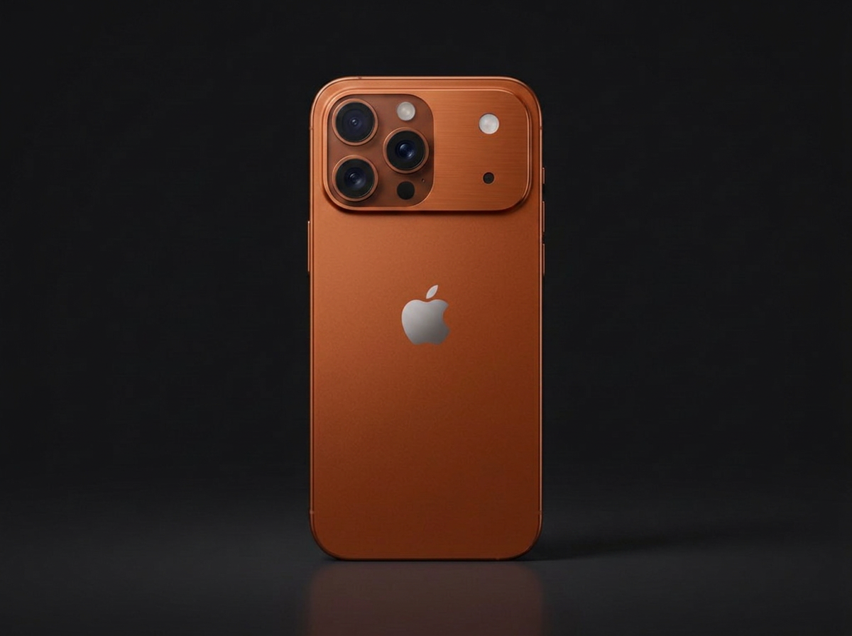 iPhone 17 Pro in Cosmic Orange